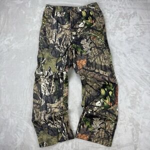 Field & Stream Cotton Twill Mossy Oak Camo Pants Youth XL Baggy Y2K Style‎